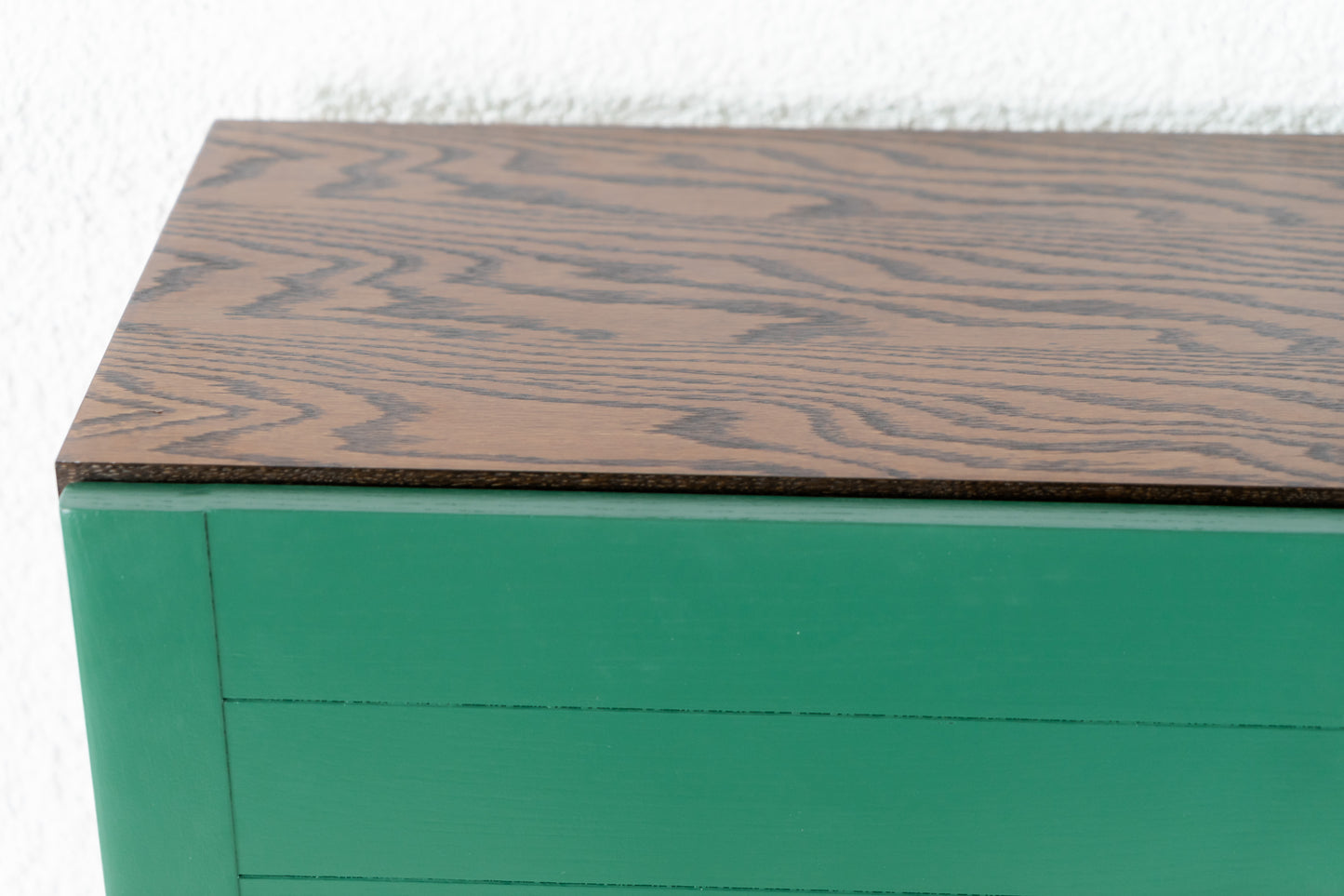 Vintage Schrank / Kommode grün gold