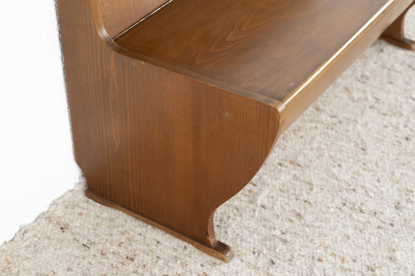 Vintage Sitzbank Holz Stauraum Bank 1960er 60s Esszimmer Küche Stuhl