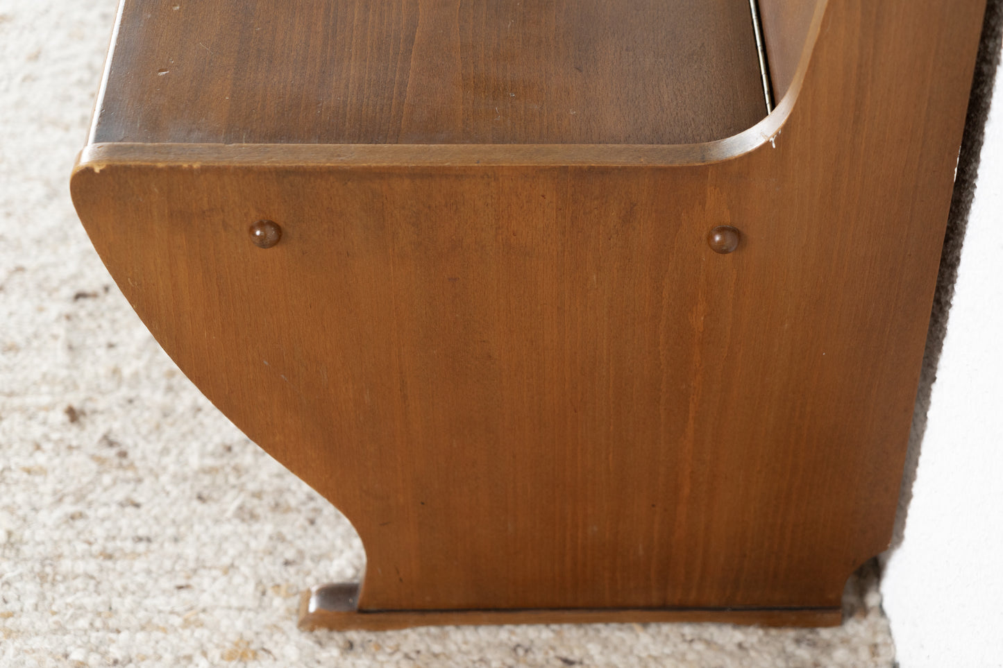 Vintage Sitzbank Holz Stauraum Bank 1960er 60s Esszimmer Küche Stuhl