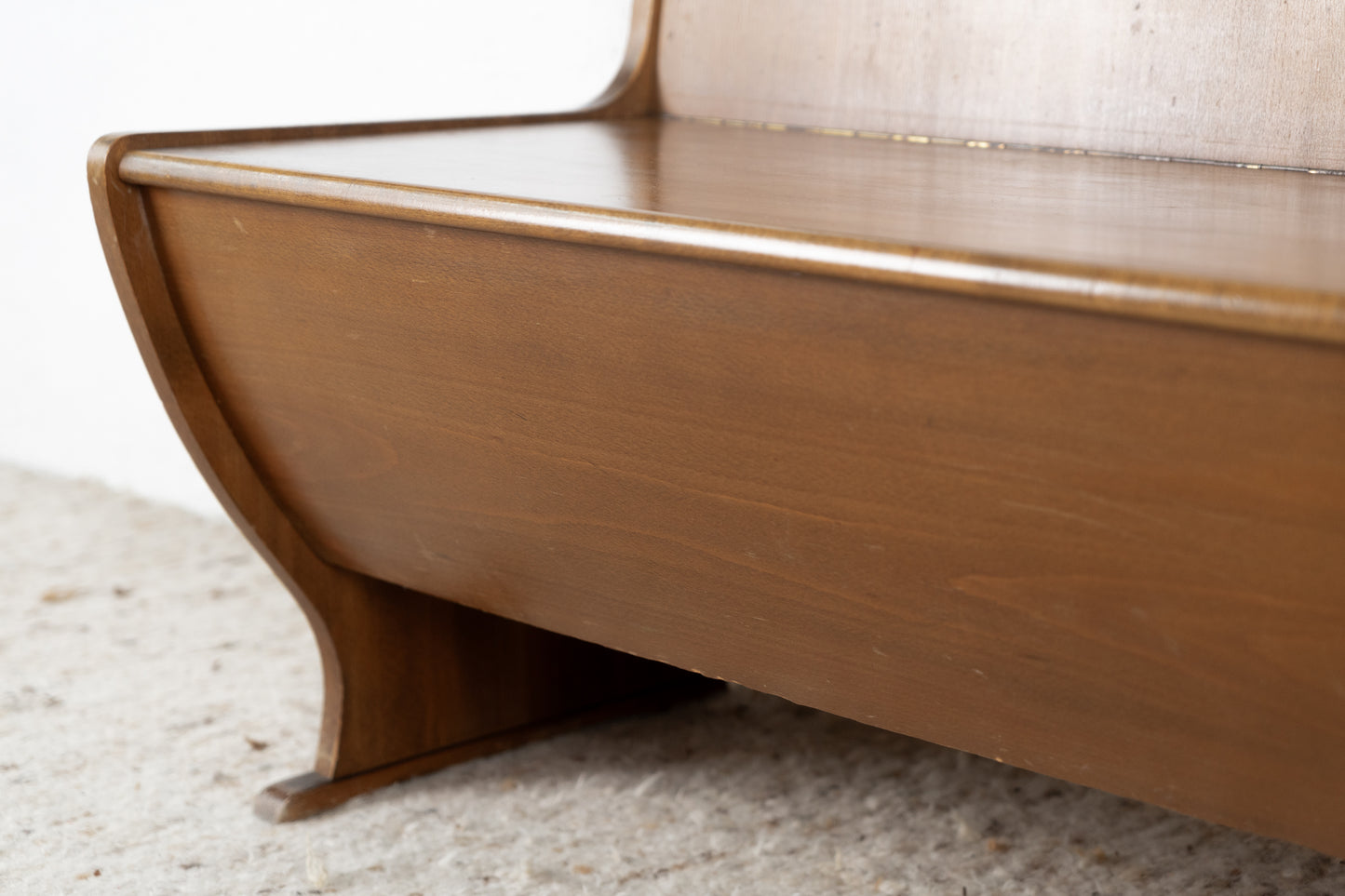 Vintage Sitzbank Holz Stauraum Bank 1960er 60s Esszimmer Küche Stuhl