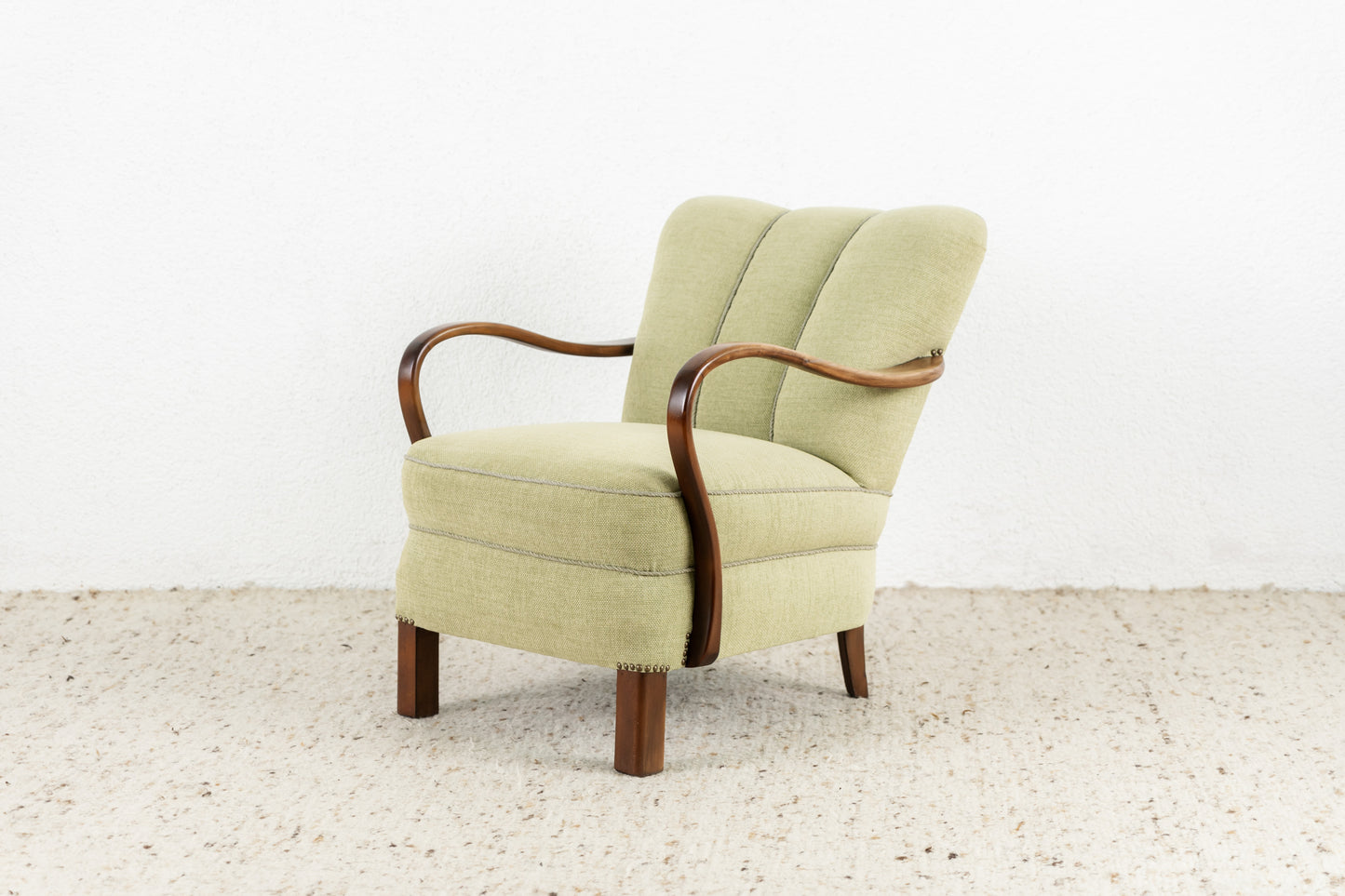 1 von 2 Vintage Sessel grün