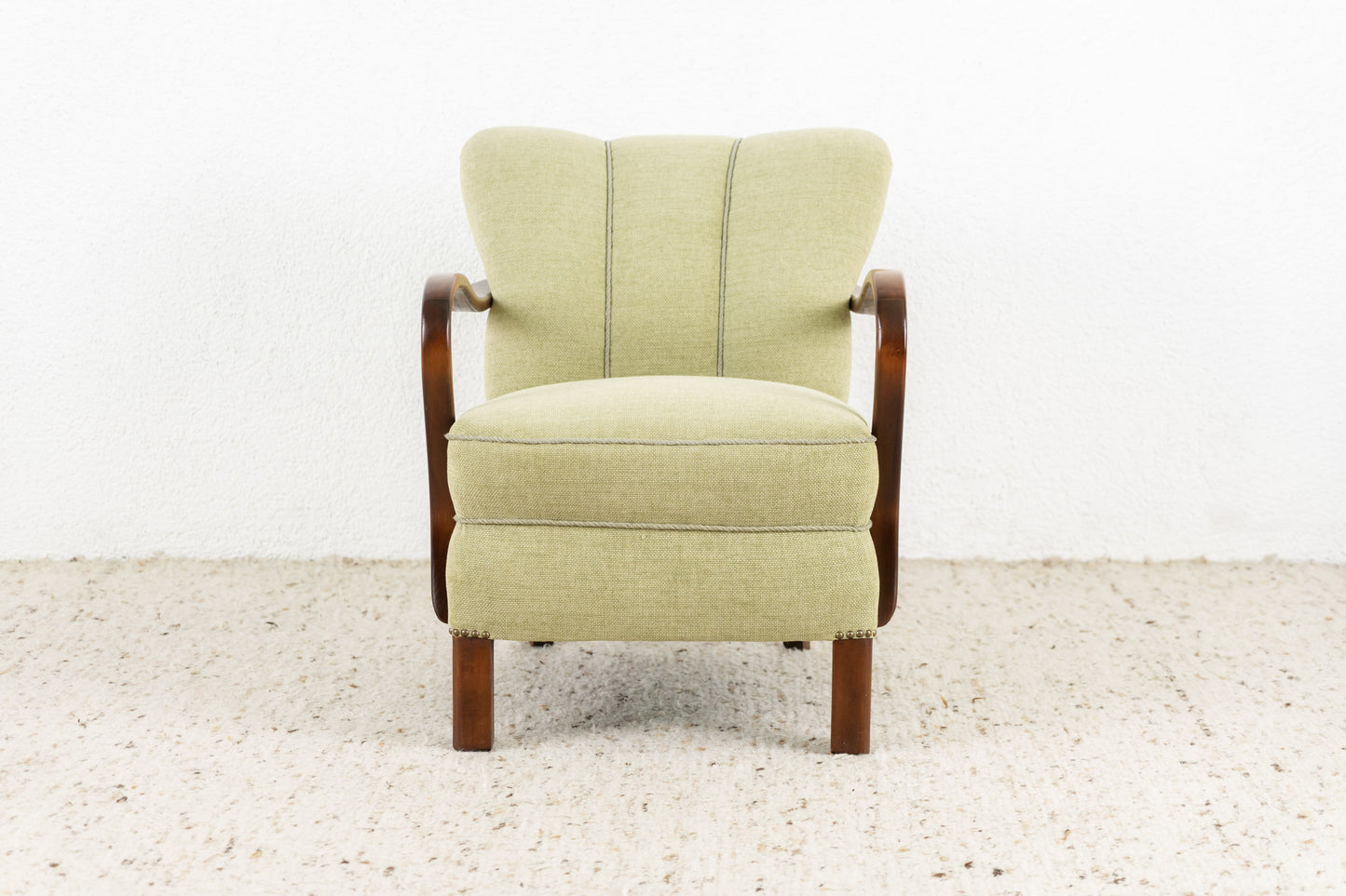 1 von 2 Vintage Sessel grün