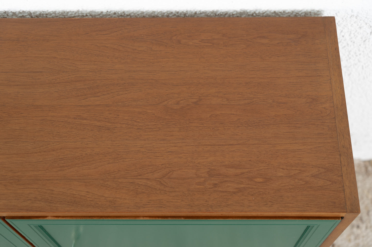 Vintage Kommode Mid Century Holz Grün Sideboard Tv Board