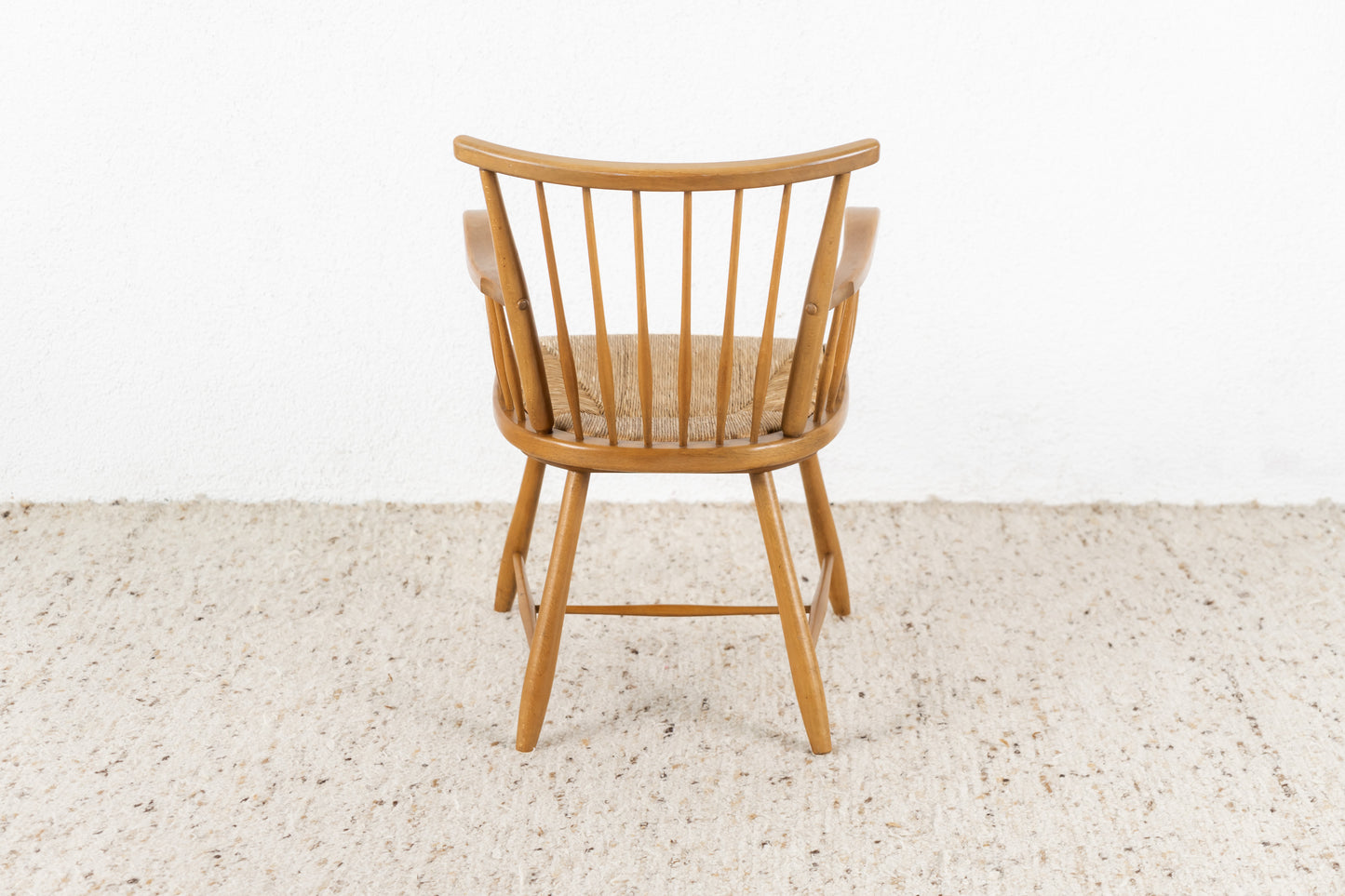 Danish Vintage Holz Stuhl mit Armlehnen