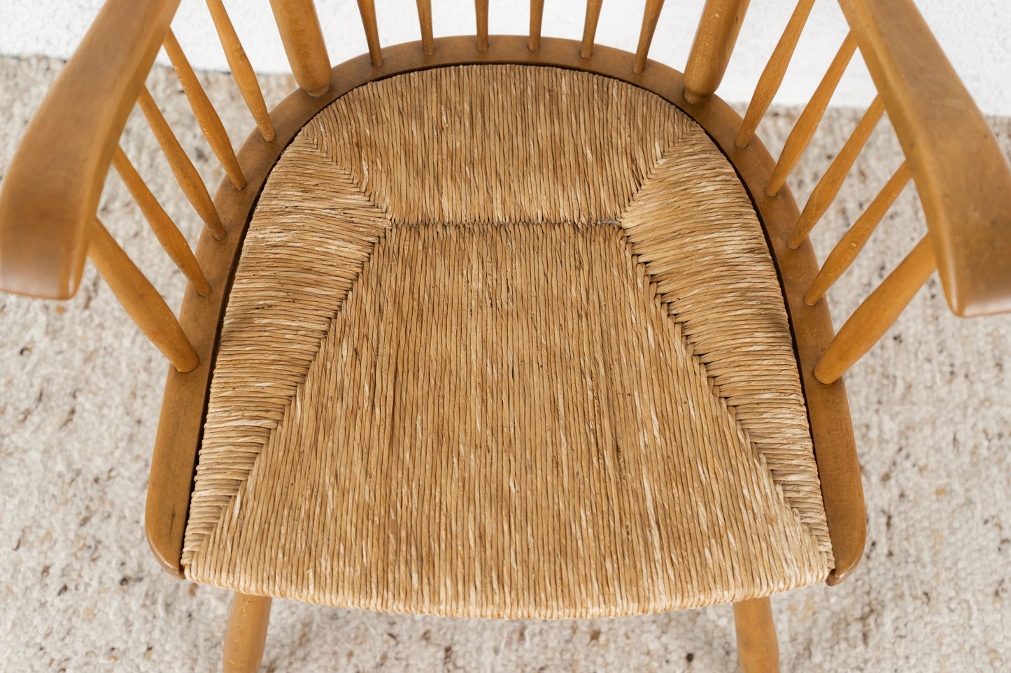 Danish Vintage Holz Stuhl mit Armlehnen