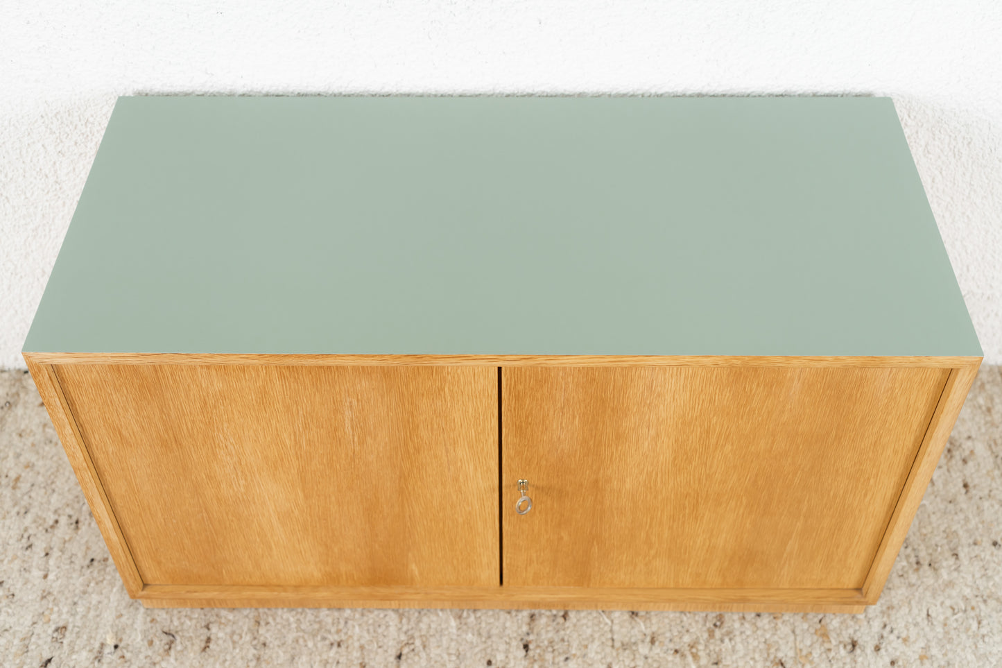 Vintage WK Möbel Sideboard Kommode Holz Pastell Salbei Mid Century 60s