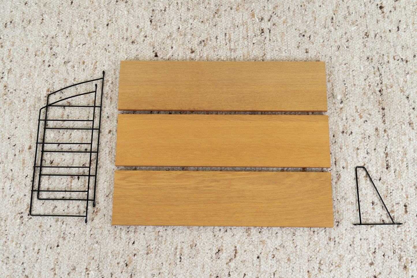 Stringregal Vintage Holz Metall Schrank Bücher Wand Leiter Regal String 60s Mid Century