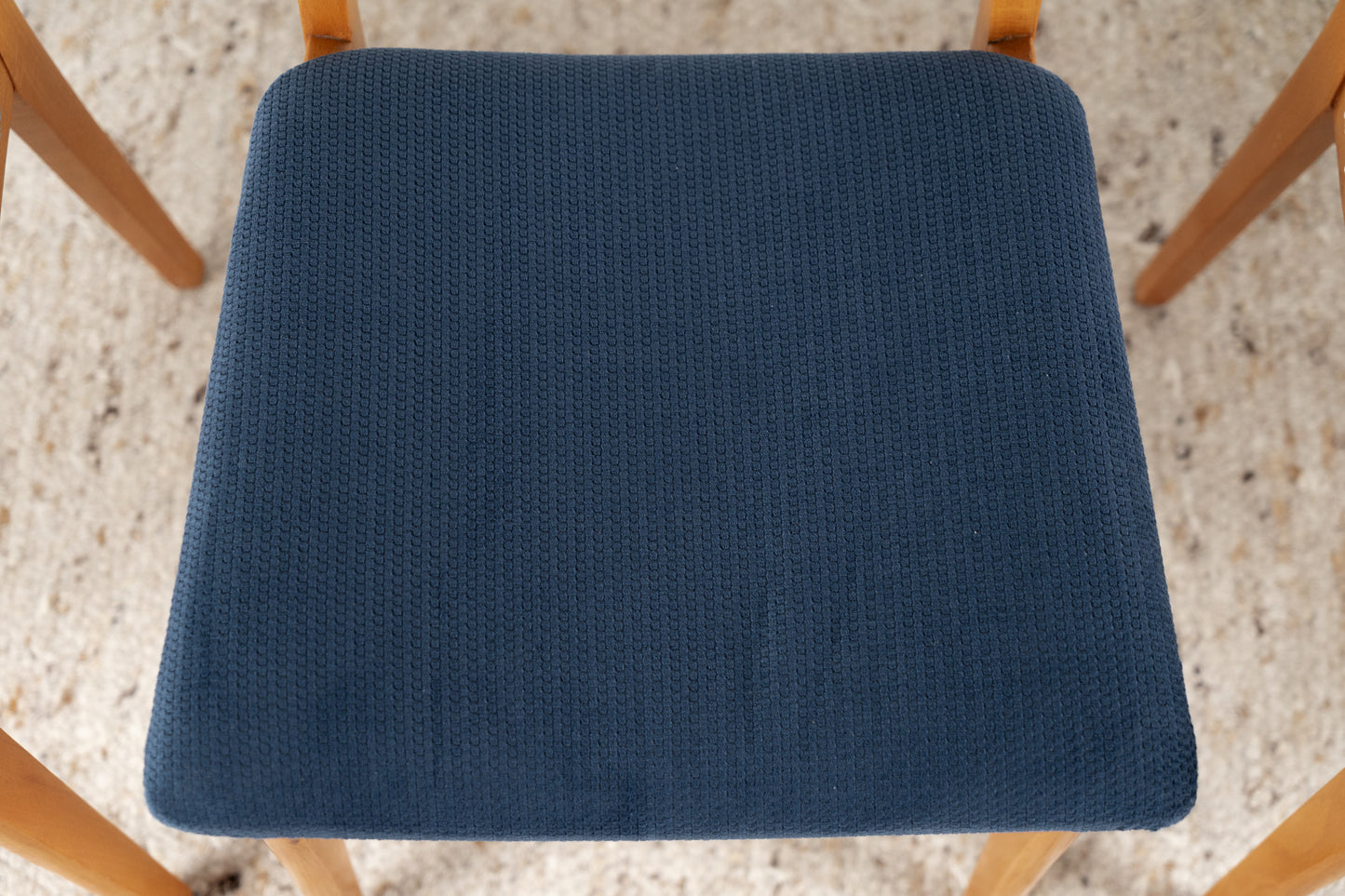 4er Set Vintage Stühle Massivholz Mid Century 60s 1960er Esszimmer Küche Stuhl Esstisch