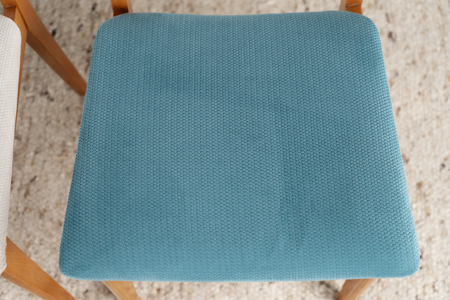 4er Set Vintage Stühle Massivholz Mid Century 60s 1960er Esszimmer Küche Stuhl Esstisch