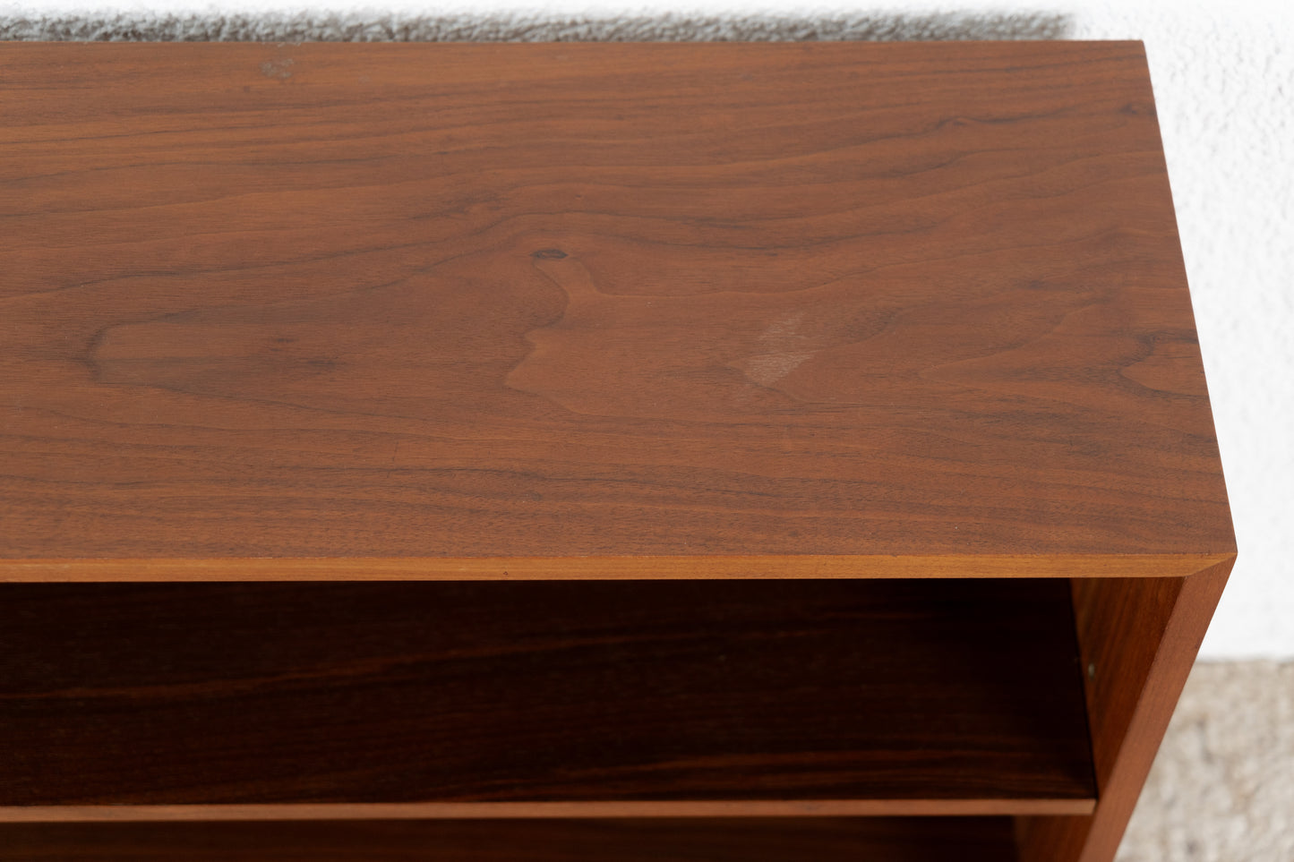 Vintage Regal Sideboard Kommode Holz Nuss Mid Century Tv Board Bücherregal