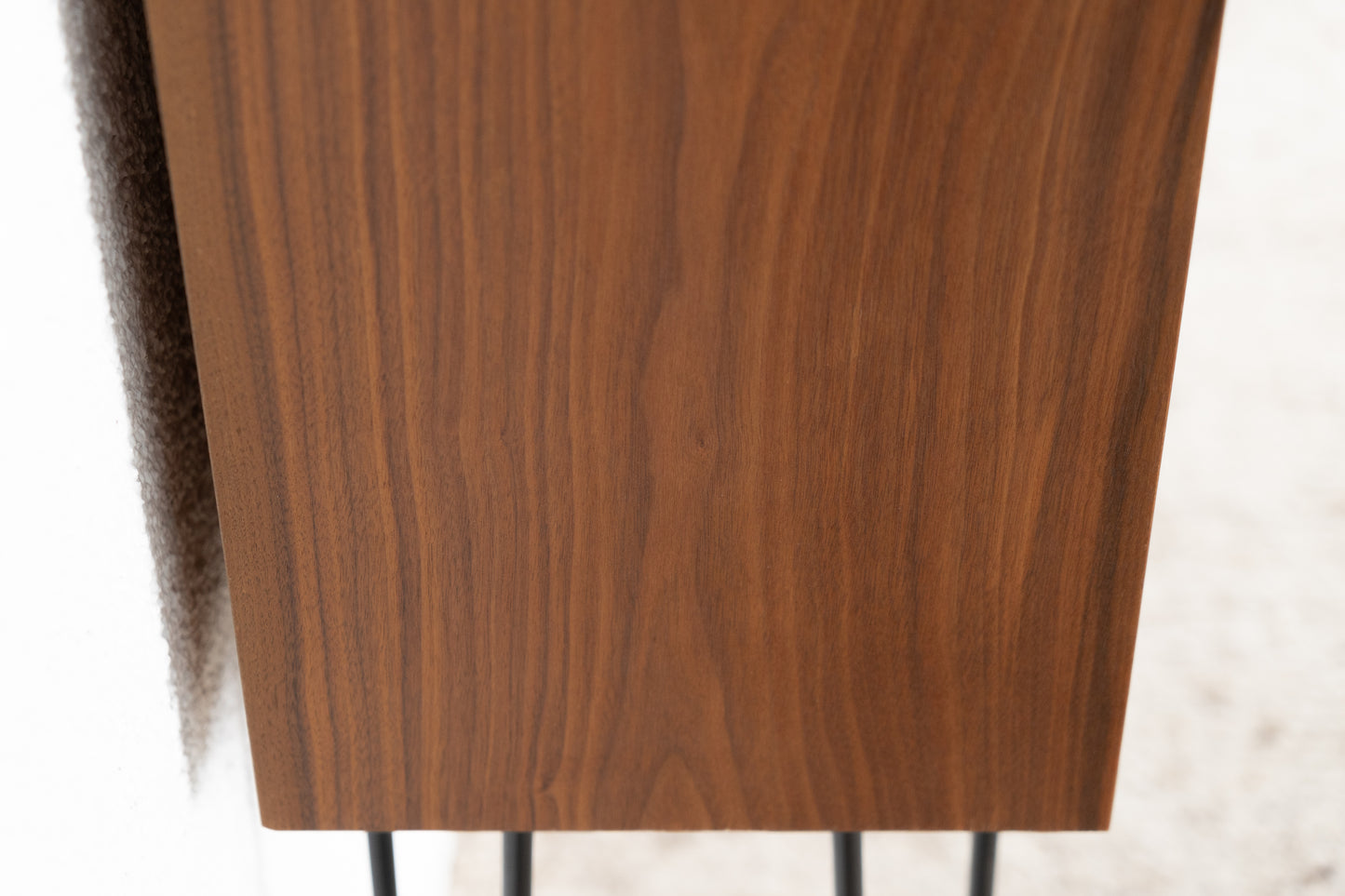 Vintage Sekretär Kommode Schrank Mid Century Holz Nuss Schreibtisch Minibar 60s