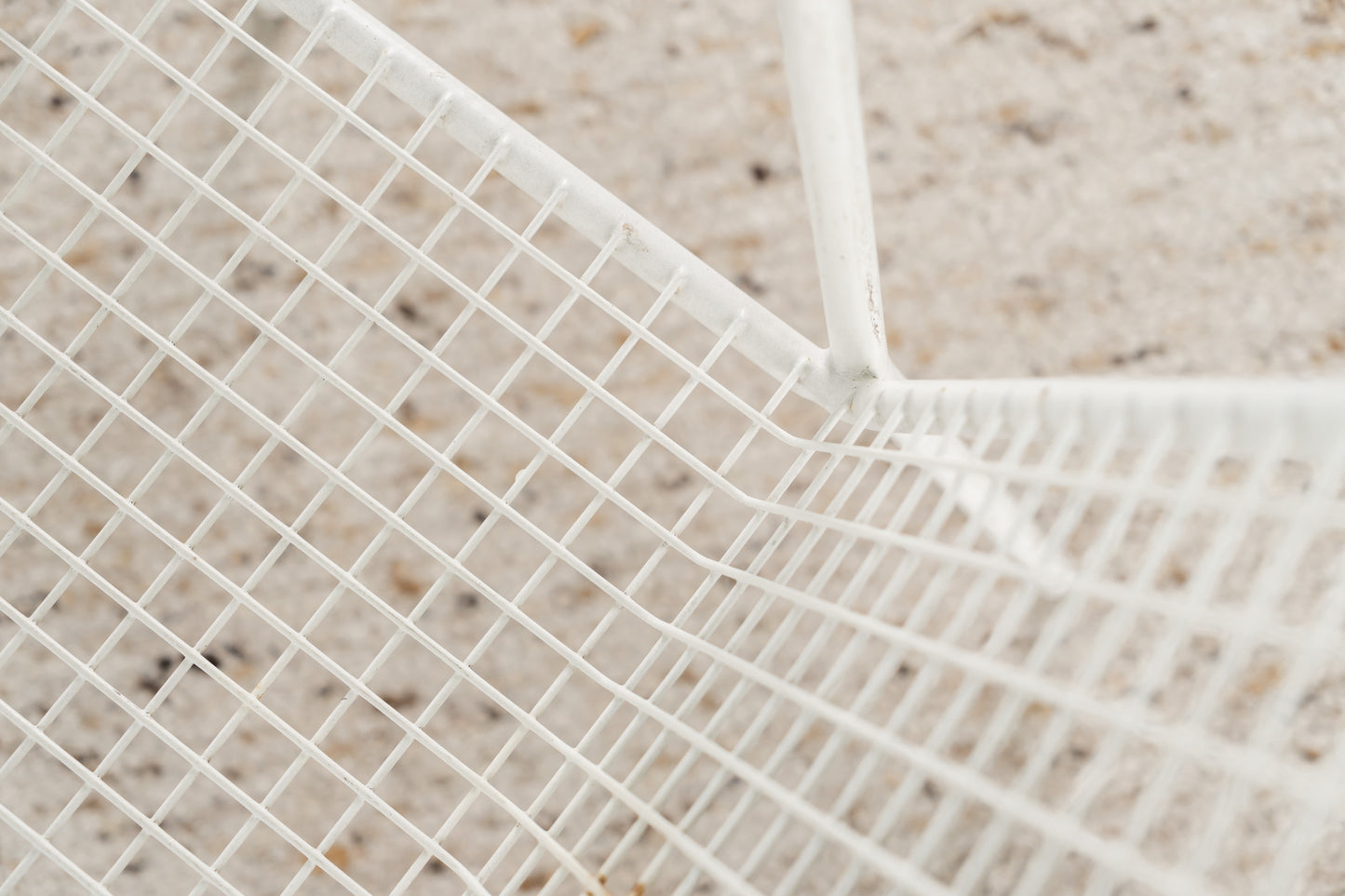 1 von 6 Vintage Gartenstühle weiß metall