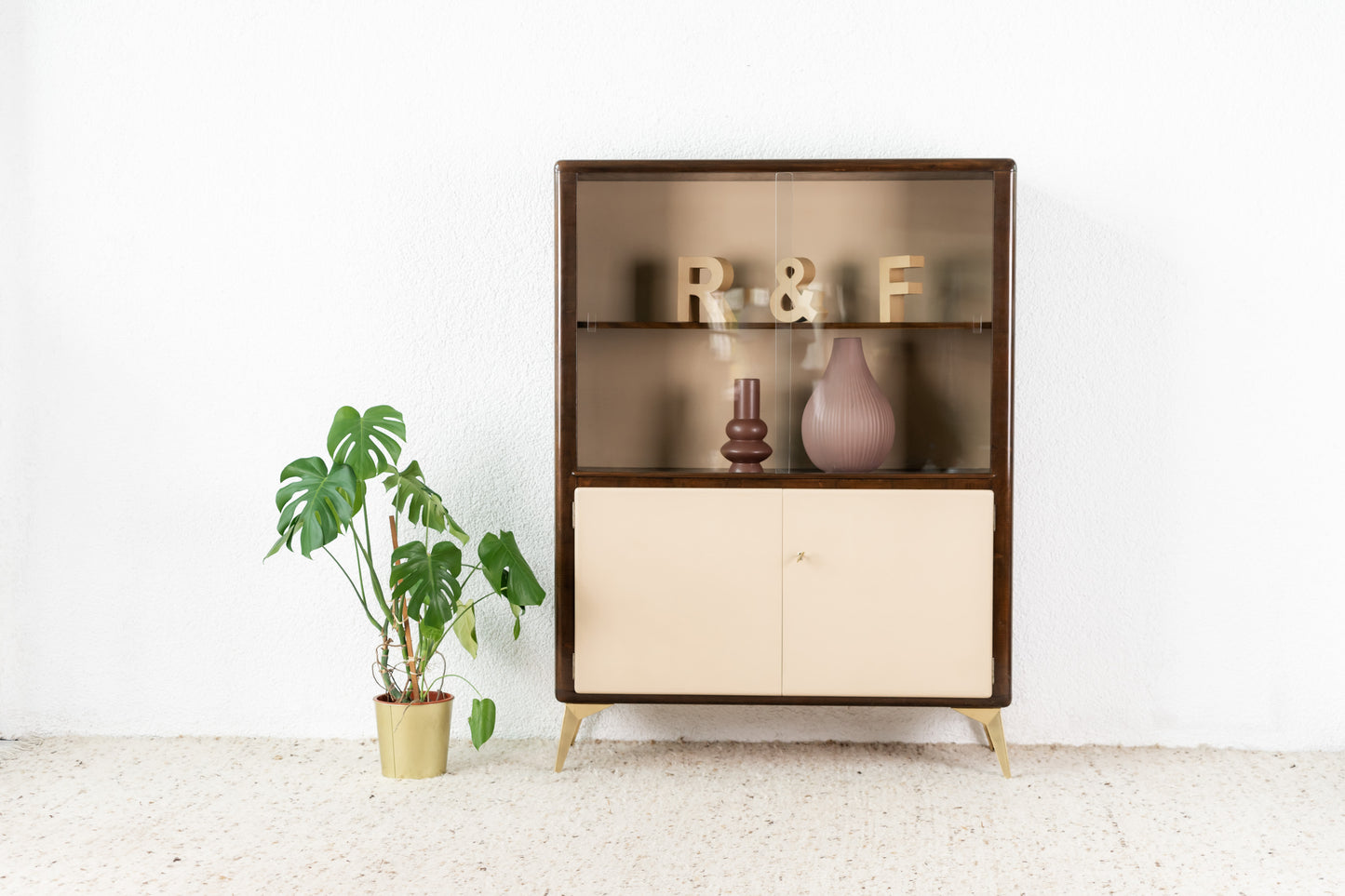 Vitrine Schrank Vintage