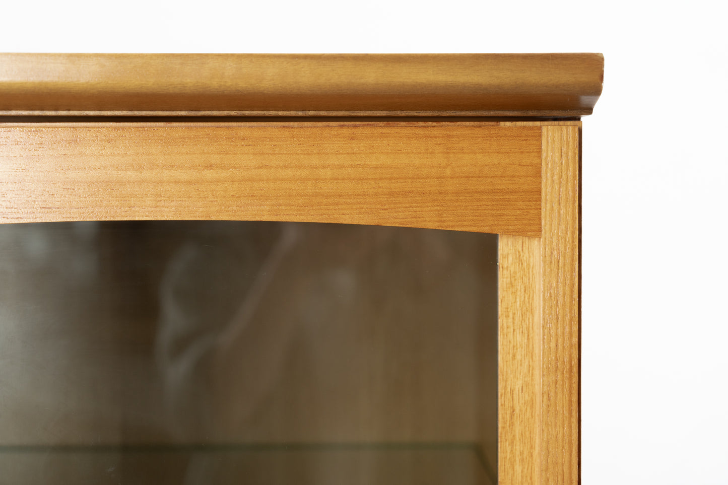 Vintage Teak Vitrine Schrank Wohnzimmer SEN Möbel Mid Century Holz