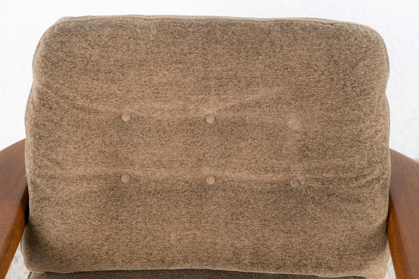 Danish Teak Sessel Massivholz mid century vintage designer
