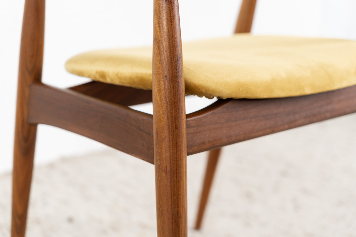 Schreibtisch Stuhl Vintage Danish Design Teak