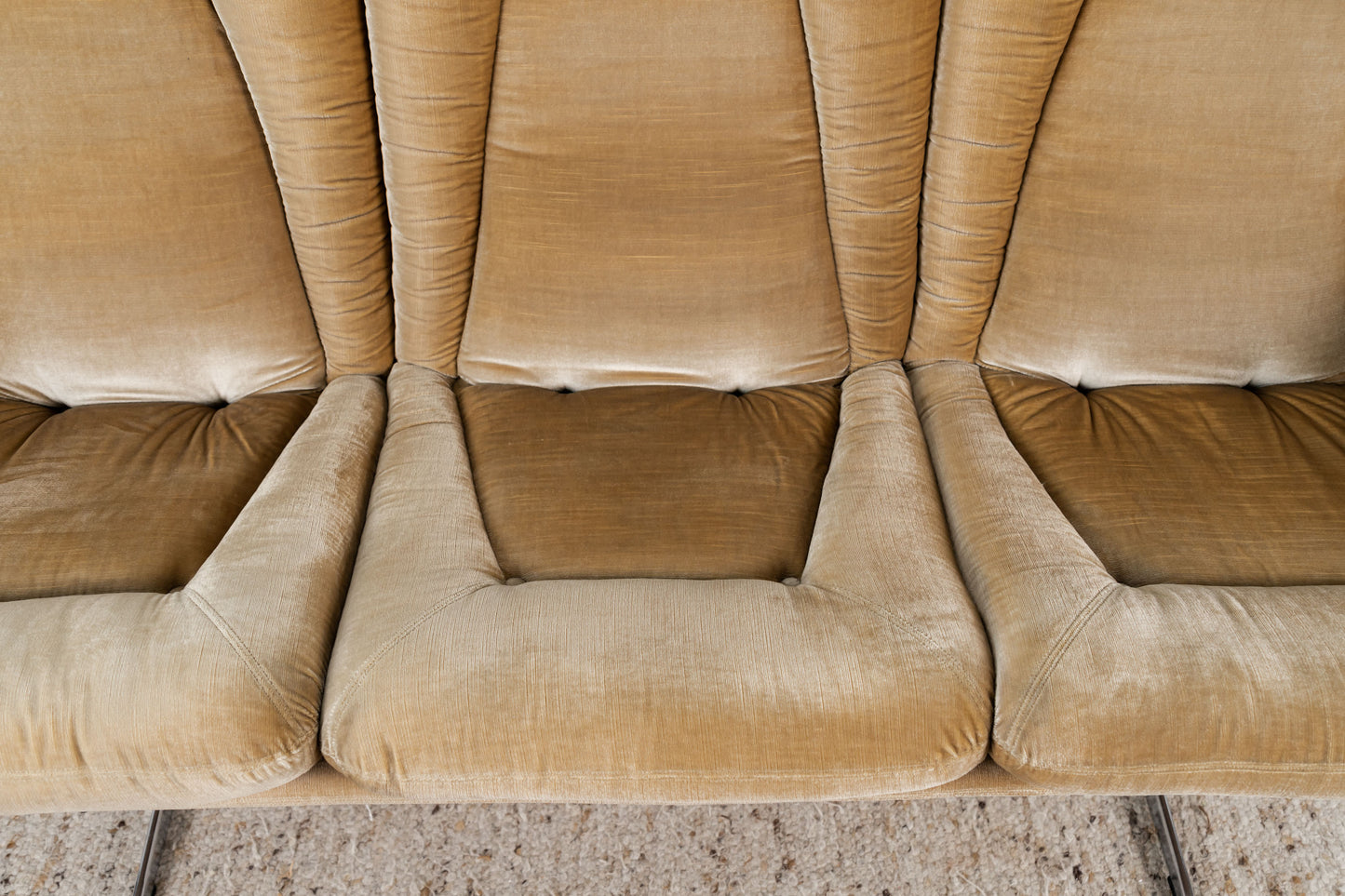 Eugen Schmidt Designer Sofa 3 Sitzer couch Mid century