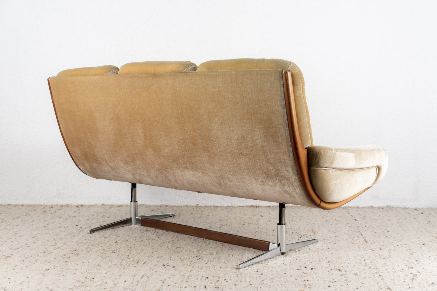 Eugen Schmidt Designer Sofa 3 Sitzer couch Mid century