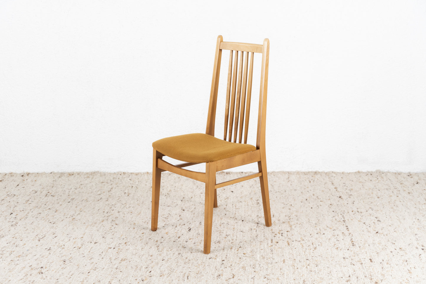 2er Set Stühle Vintage Senfgelb DDR Mid Century Küche Esstisch Stuhl