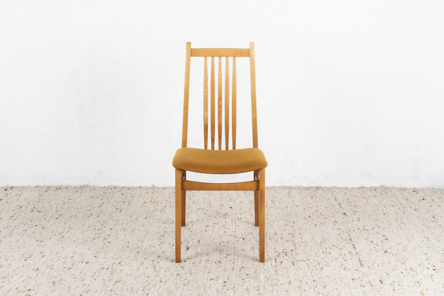 2er Set Stühle Vintage Senfgelb DDR Mid Century Küche Esstisch Stuhl