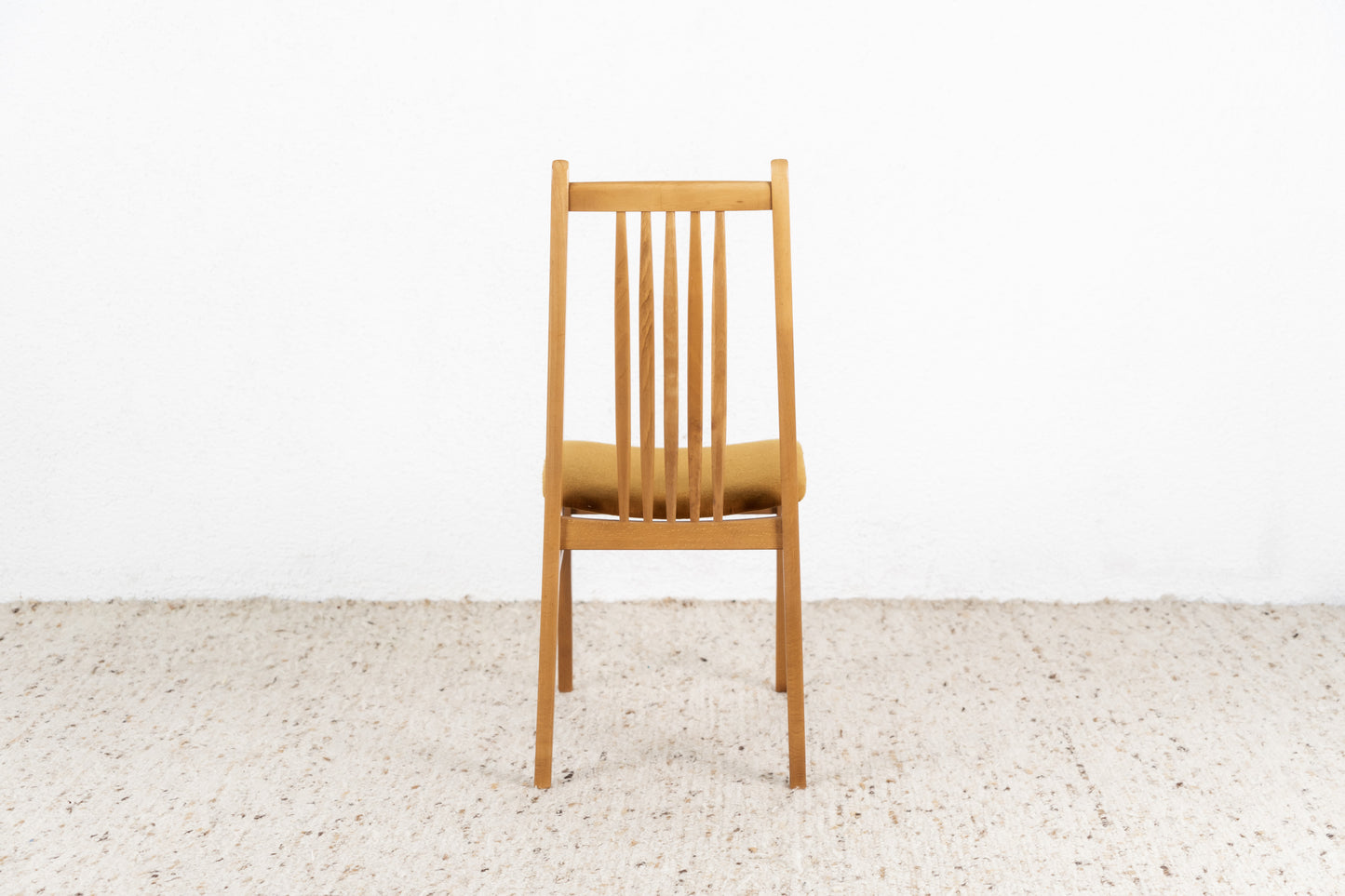 2er Set Stühle Vintage Senfgelb DDR Mid Century Küche Esstisch Stuhl