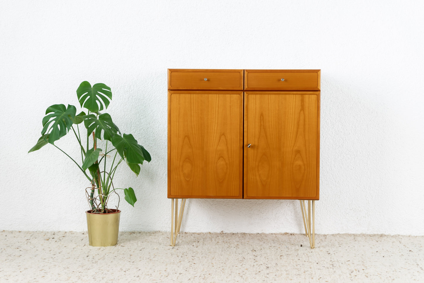 Lüning Vintage Kommode Kirsch Holz Schubladen Flur