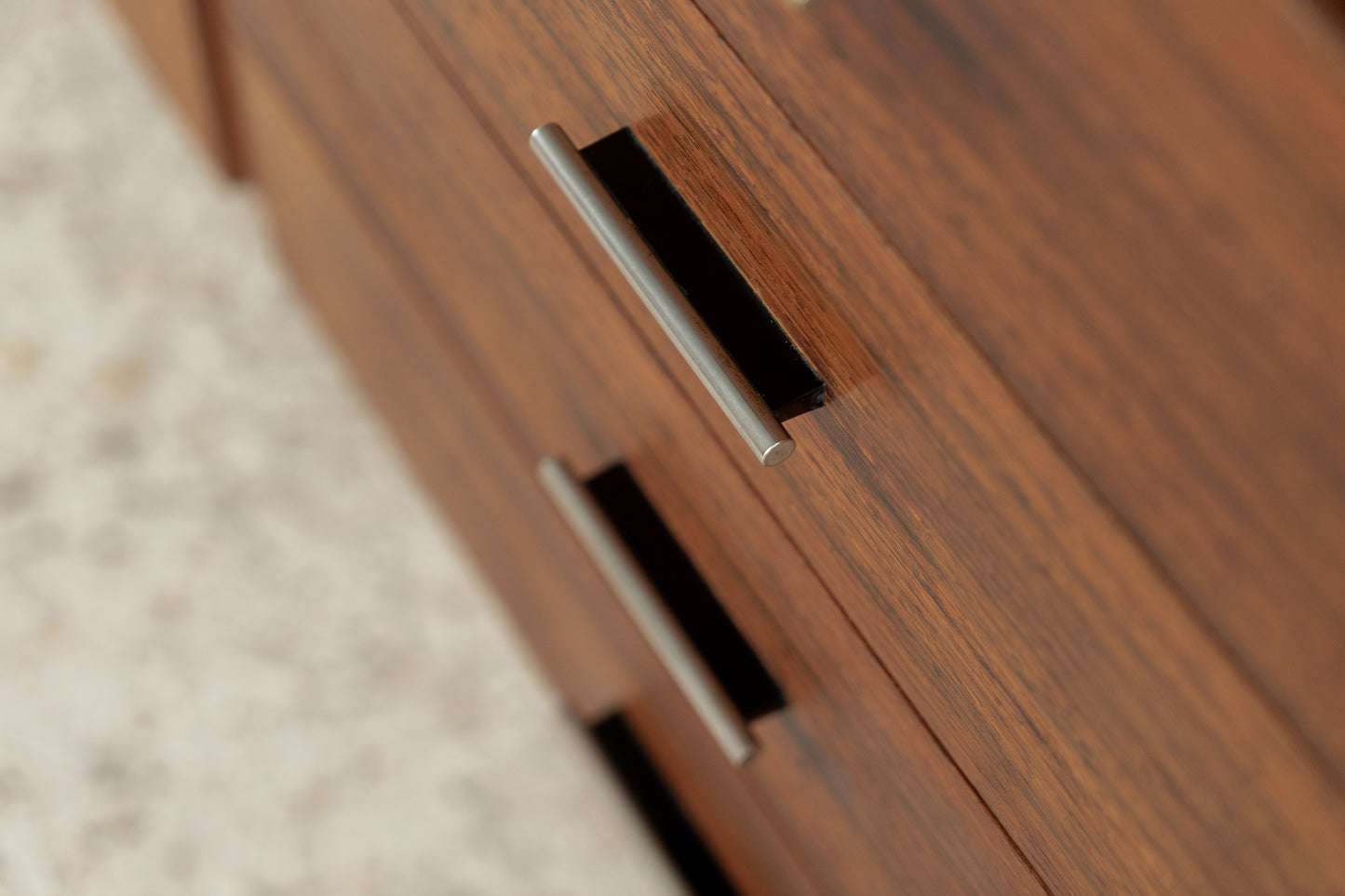 Mid Century Rio Palisander Sideboard Rosewood Chrom