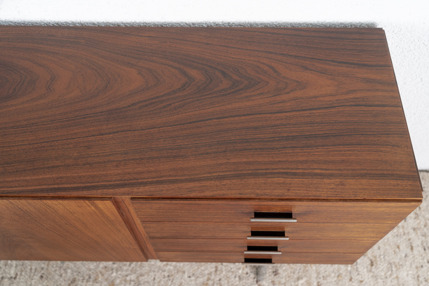 Mid Century Rio Palisander Sideboard Rosewood Chrom