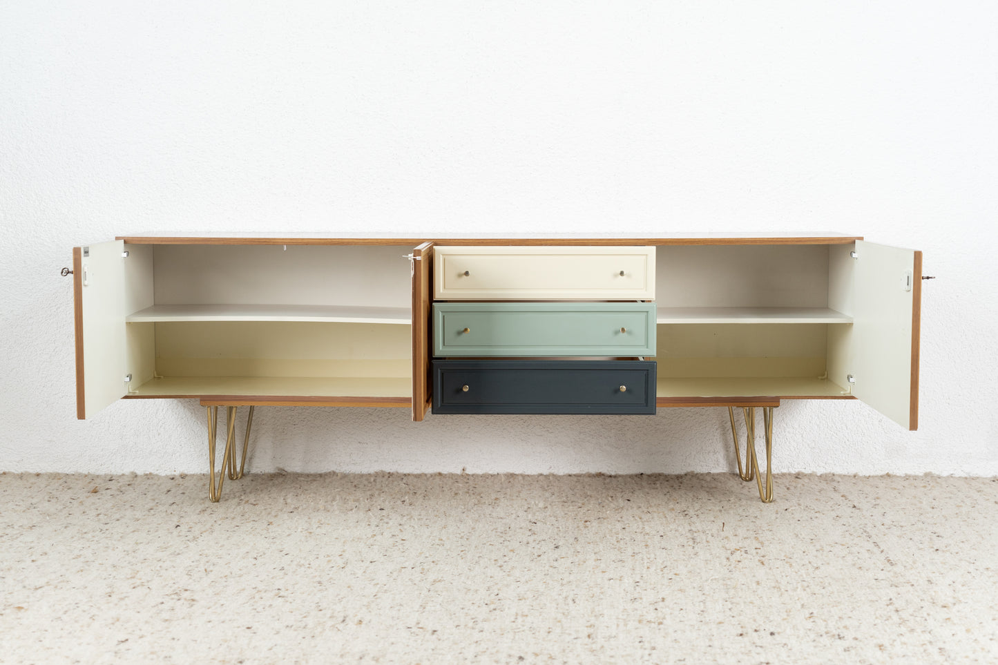 Vintage Sideboard Kommode Schubladen Palette