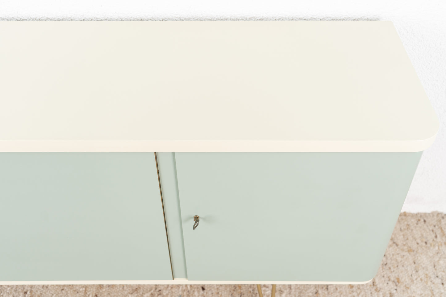 Vintage Sideboard salbei beige Kommode