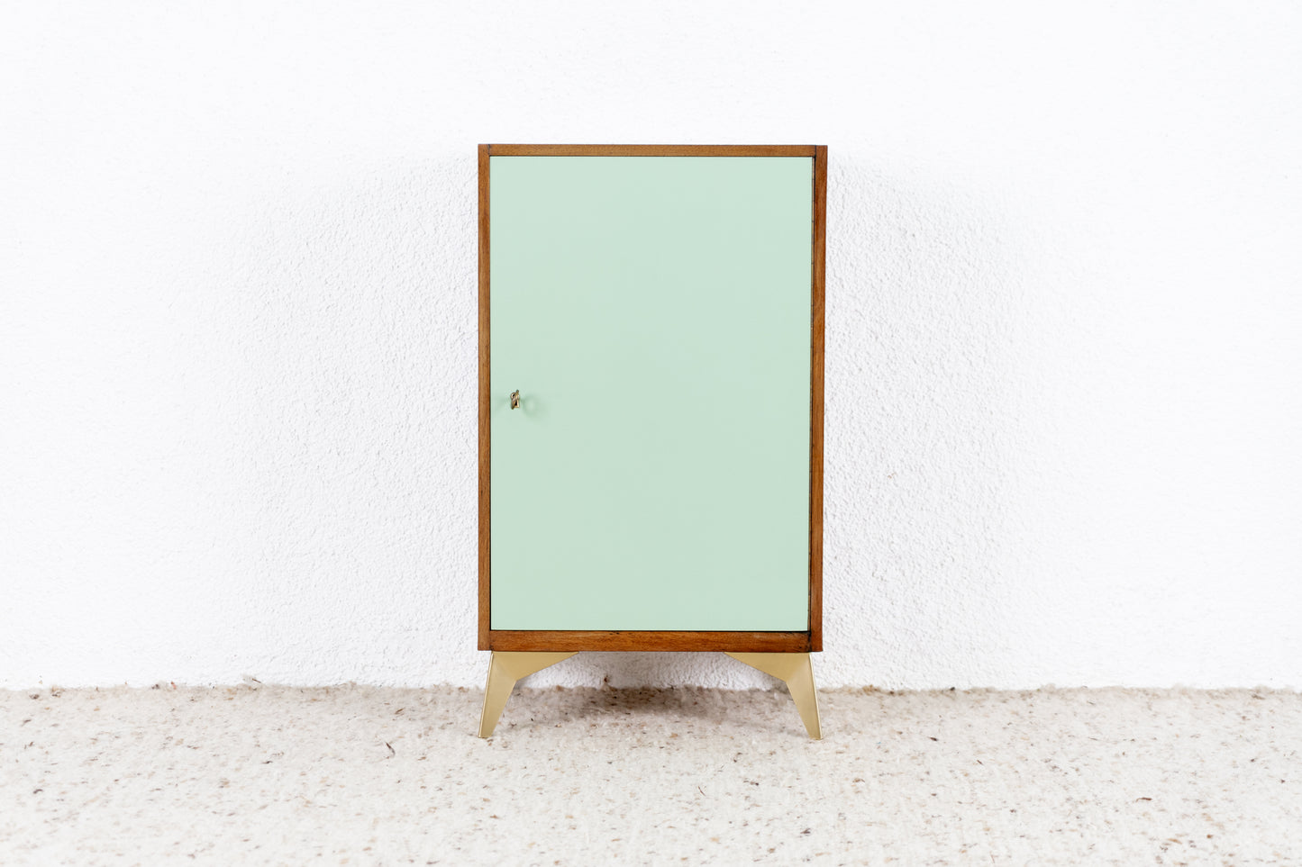 Franz Ehrlich Vintage Kommode Holz Nuss gold