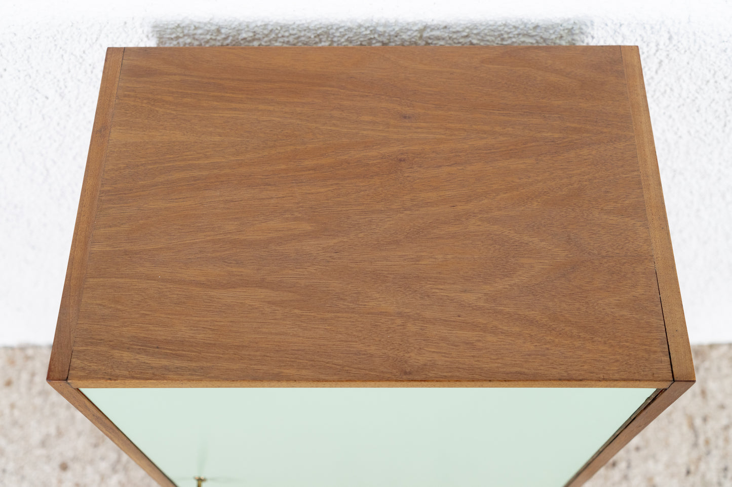 Franz Ehrlich Vintage Kommode Holz Nuss gold