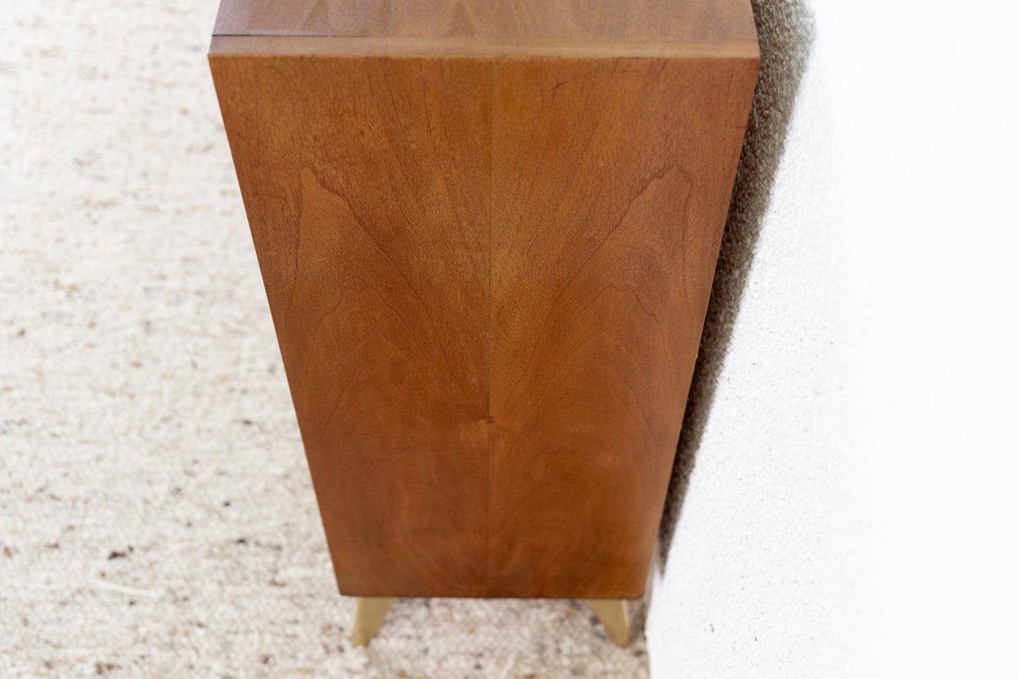 Franz Ehrlich Vintage Kommode Holz Nuss gold