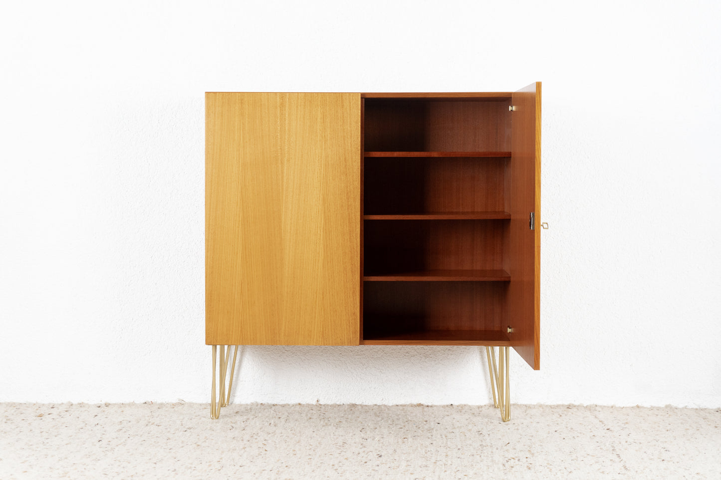 Kommode Schrank Mid Century Teak Holz