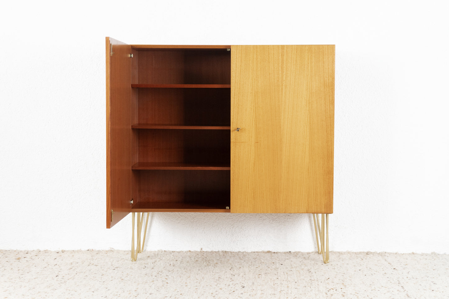 Kommode Schrank Mid Century Teak Holz