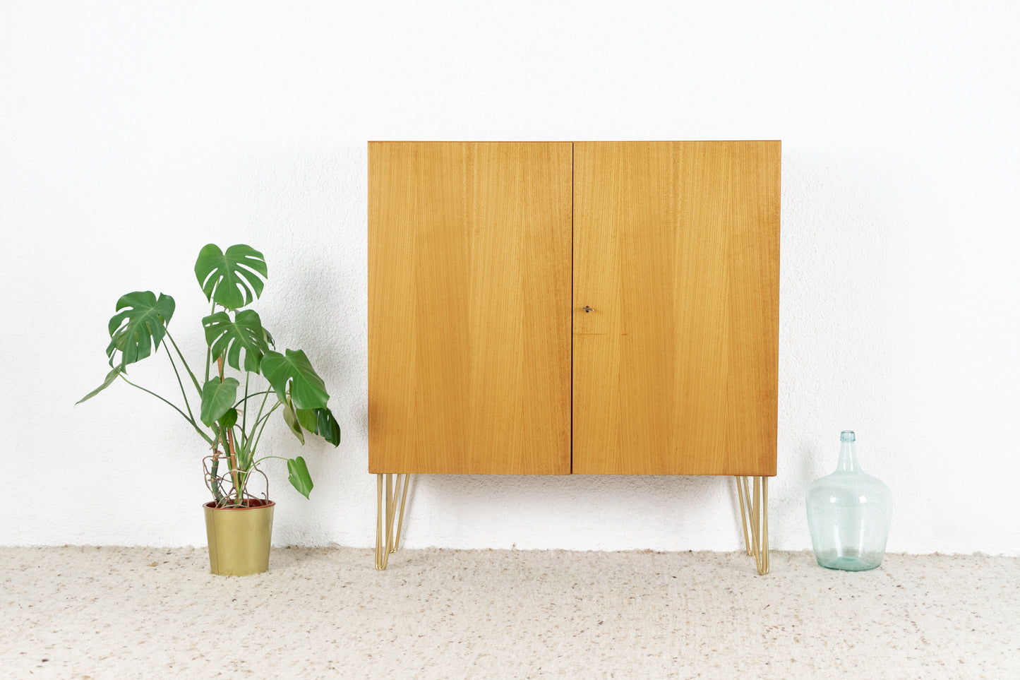 Kommode Schrank Mid Century Teak Holz