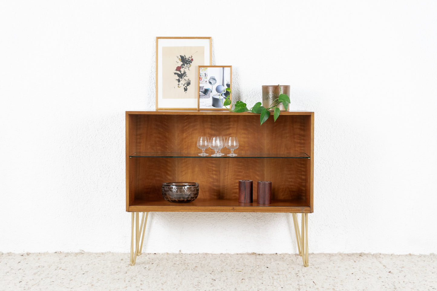 Franz Ehrlich Sideboard Regal Kommode Nuss Holz Tv Board
