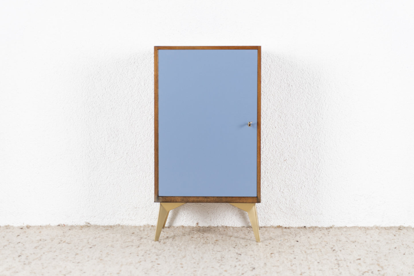 Franz Ehrlich Vintage Kommode Holz Nuss gold