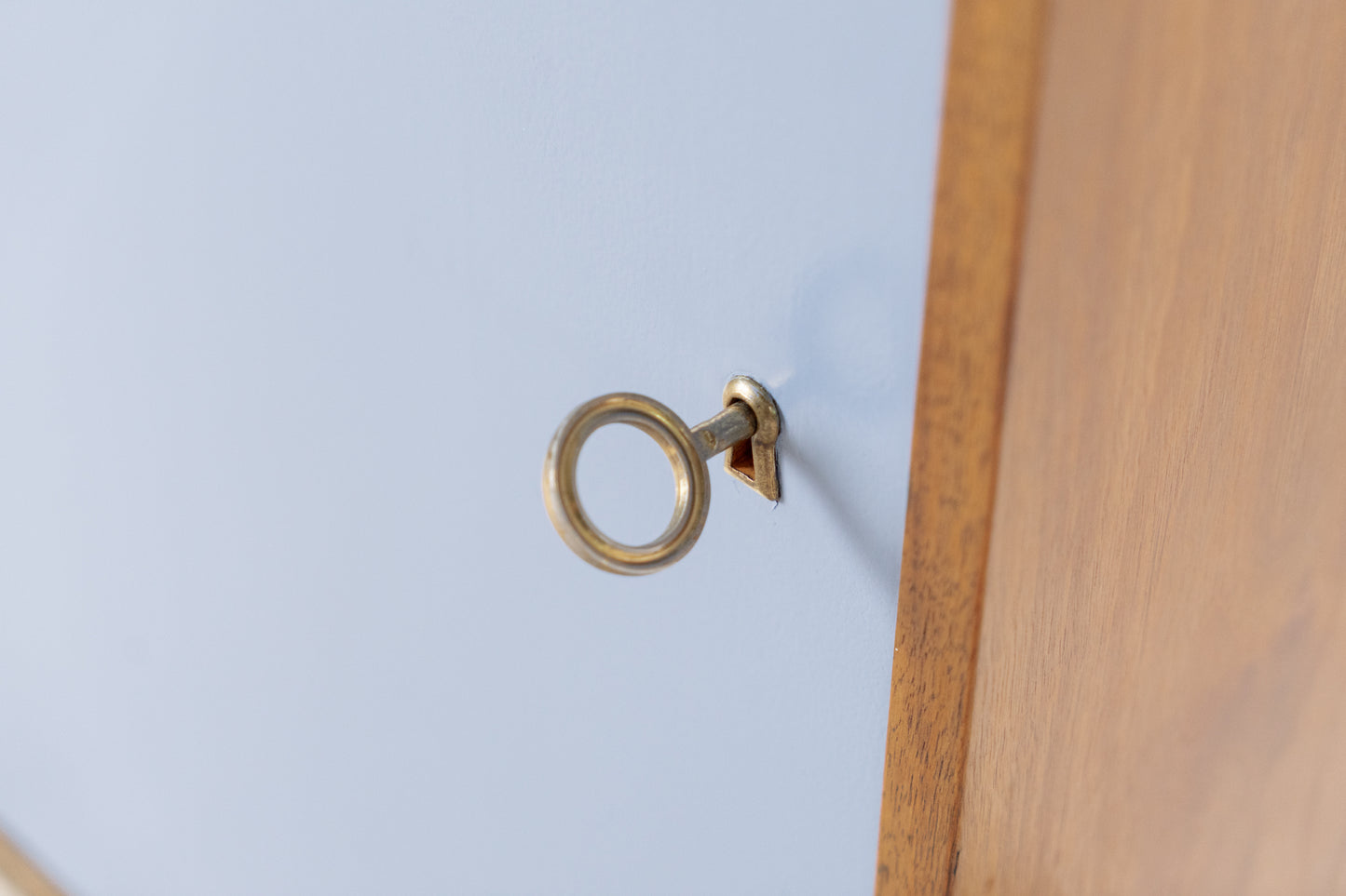 Franz Ehrlich Vintage Kommode Holz Nuss gold
