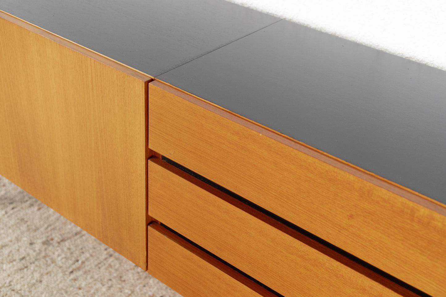 Sideboard Mid Century Teak Holz Schubladen