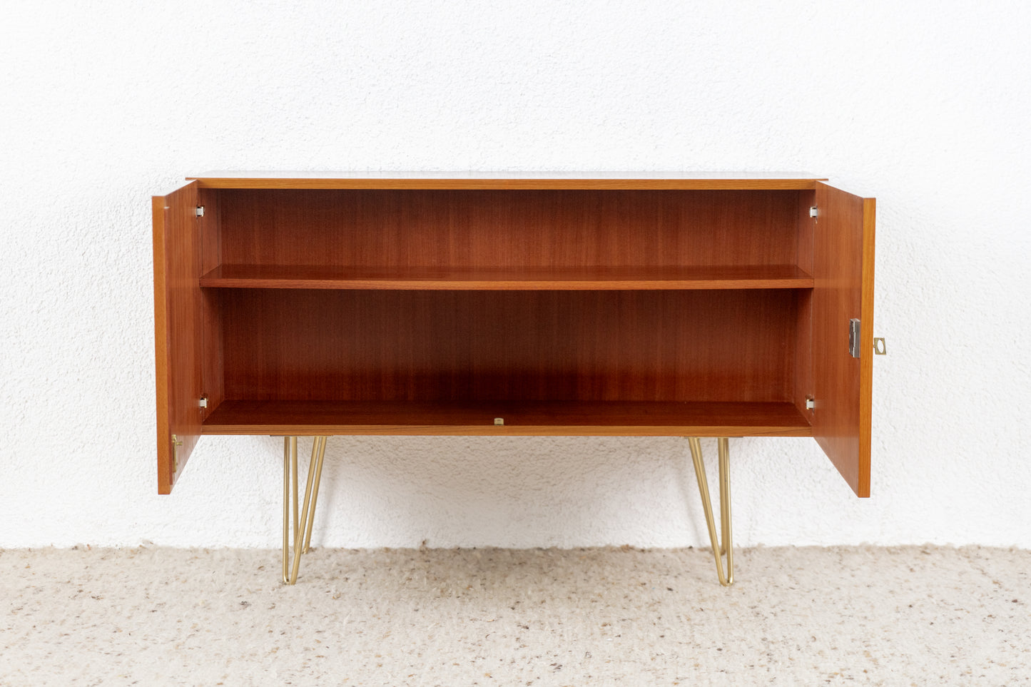Sideboard Mid Century Teak Holz 1960er 60s