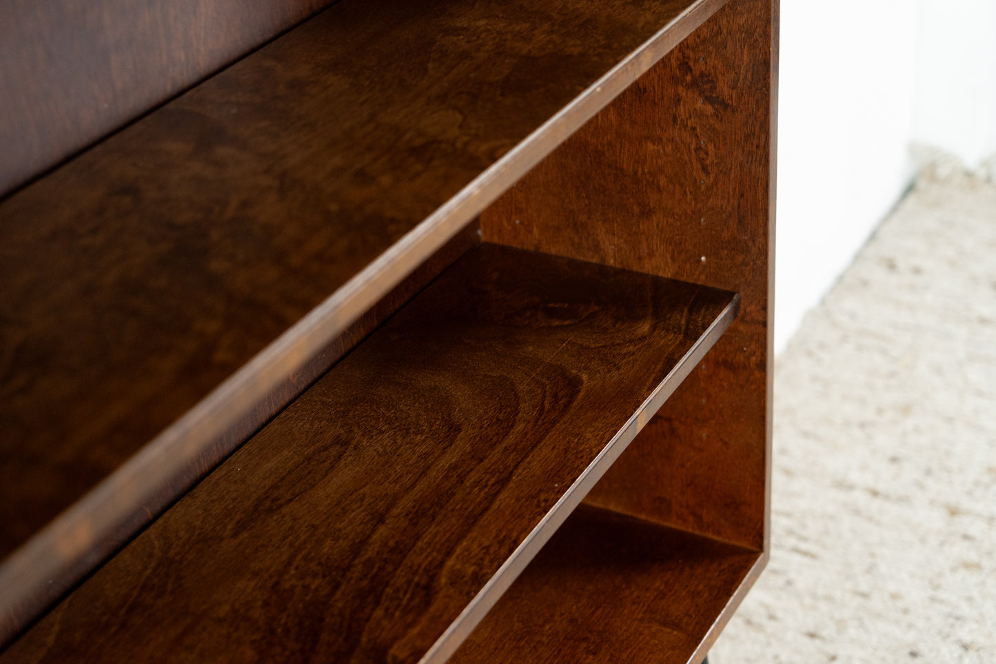 Bücherregal Holz Regal Vintage Mahagoni