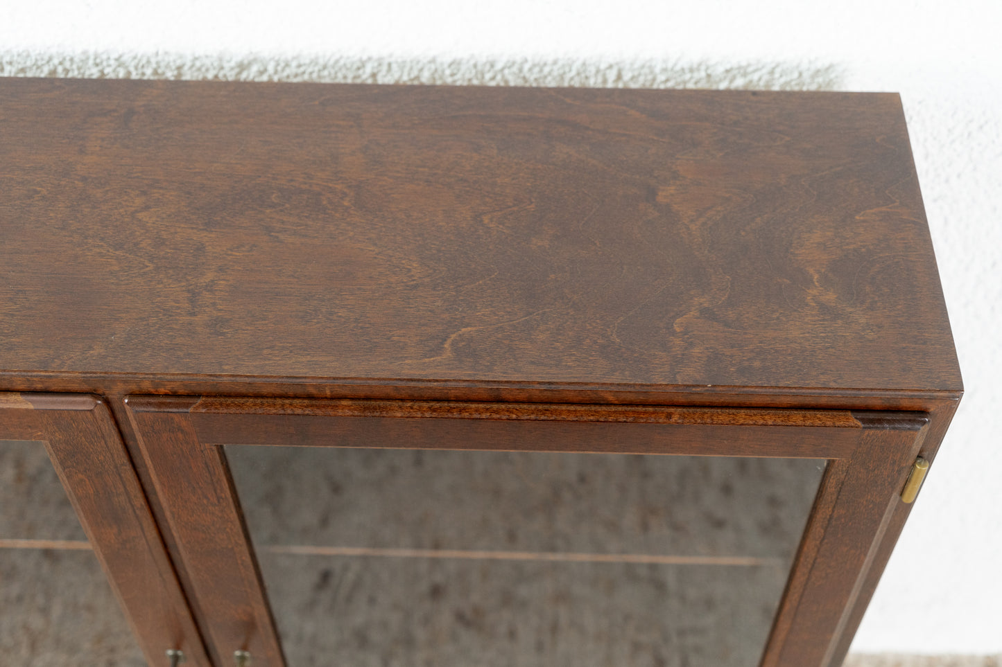 Vintage Vitrine Kommode Holz Mahagoni