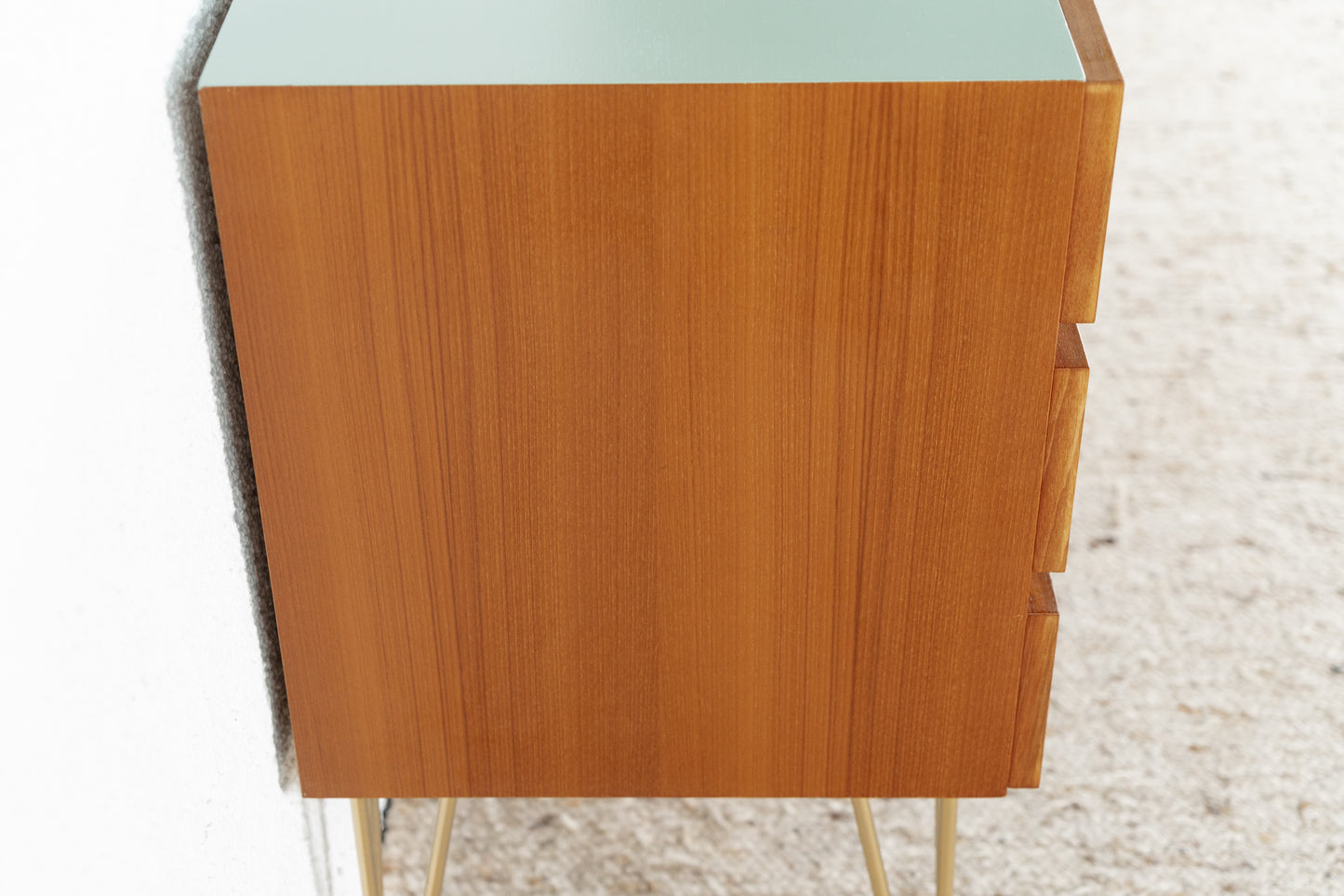 Mid Century Kommode Teak Holz Schubladen Sideboard
