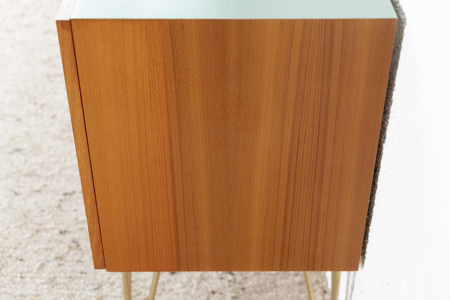 Mid Century Kommode Teak Holz Schubladen Sideboard
