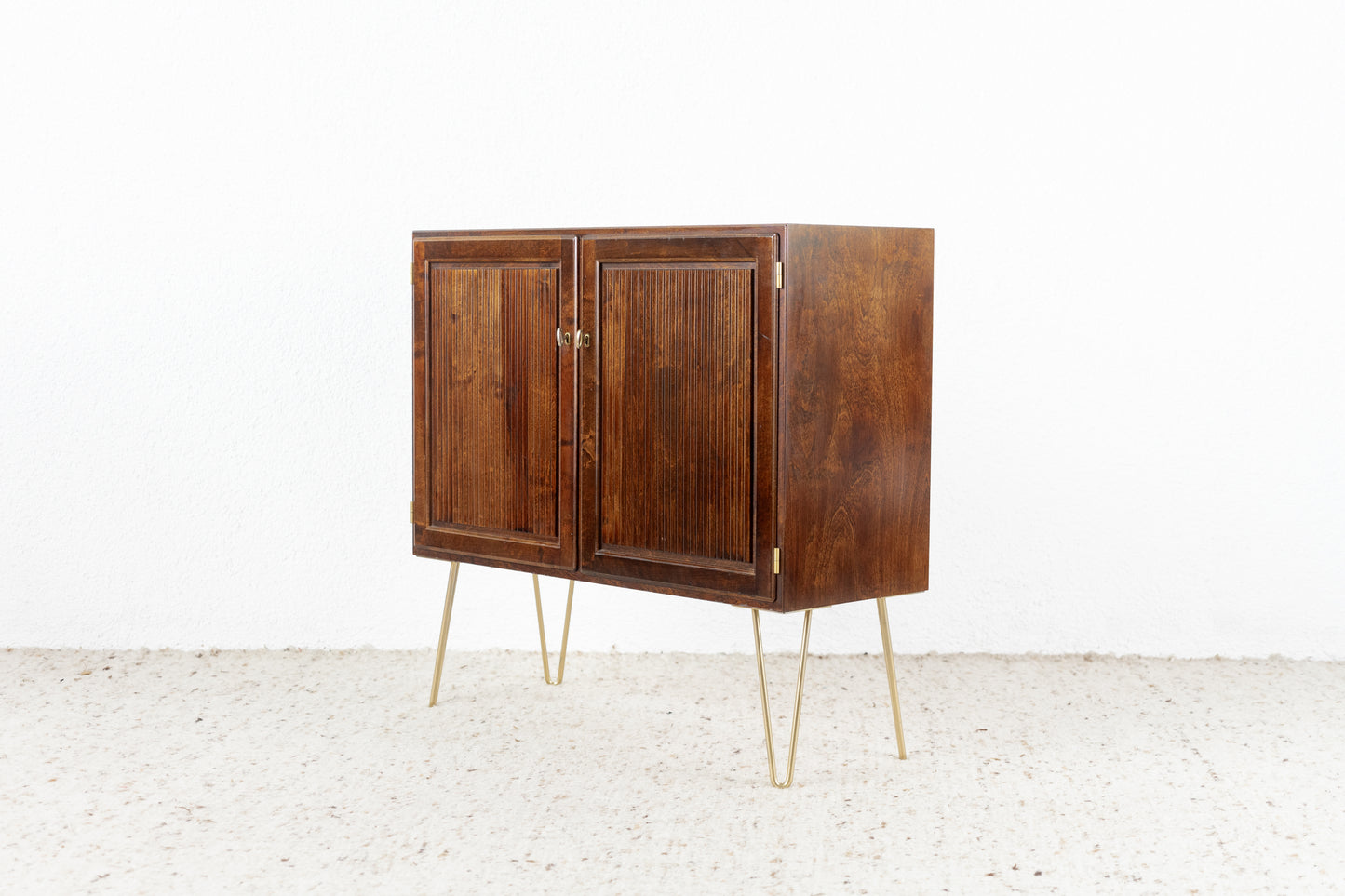 Vintage Sideboard Kommode Holz Mahagoni Tv Board Mid Century