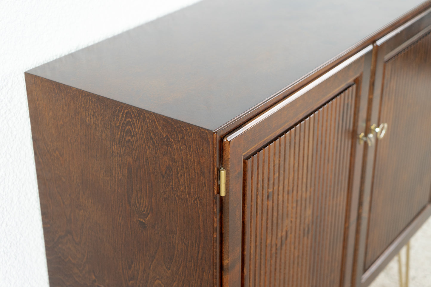 Vintage Sideboard Kommode Holz Mahagoni Tv Board Mid Century