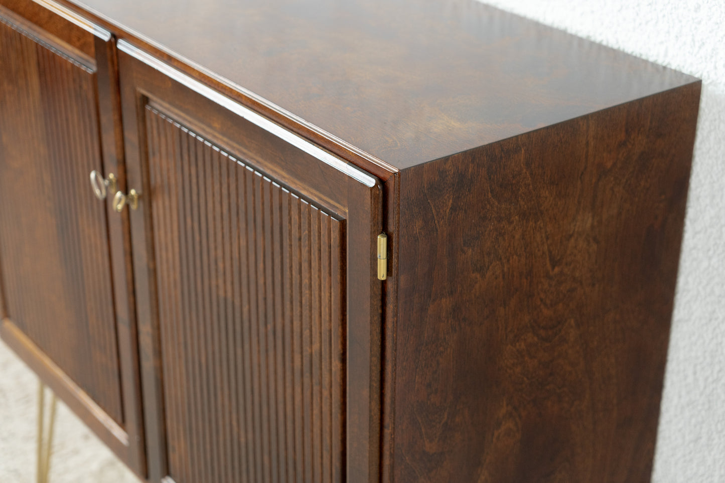 Vintage Sideboard Kommode Holz Mahagoni Tv Board Mid Century