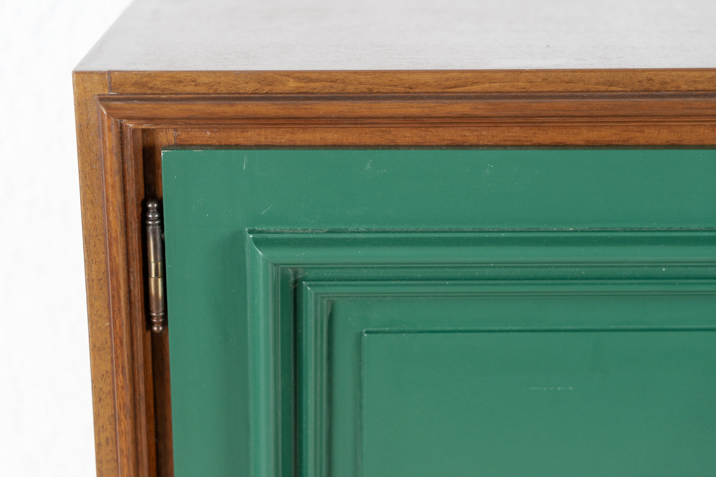 Highboard Sideboard Vintage Holz grün braun