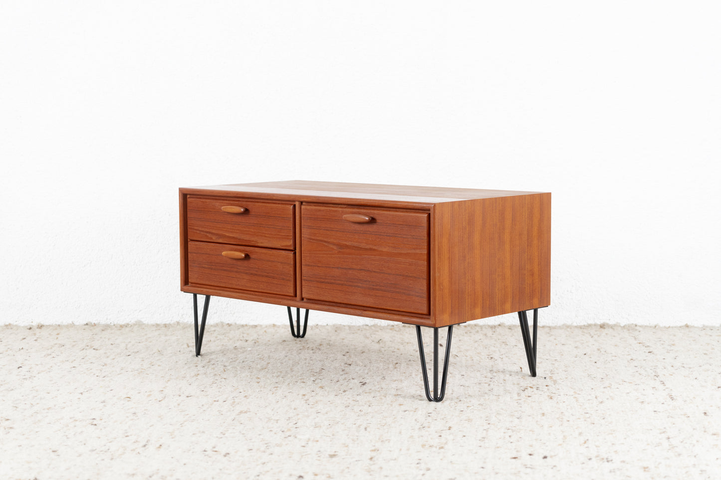 RT Möbel Kommode Teak Holz Sideboard Schubladen Heinrich Riestenpatt